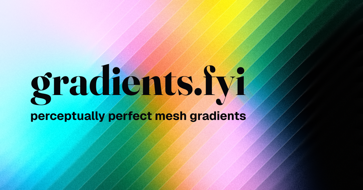 gradients.fyi — OKLCH Mesh Gradient Generator